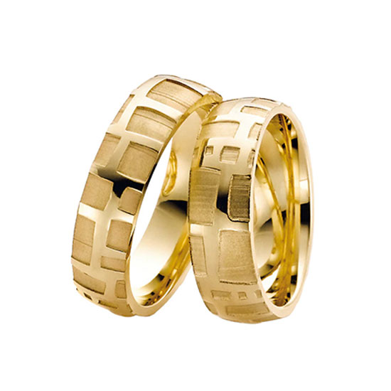 Trauring Gelbgold Gravur