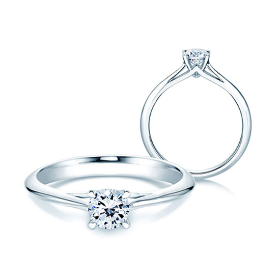 Verlobungsring Heaven aus Weißgold mit Diamant aus Mönchengladbach